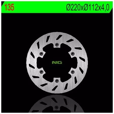 Disque de Frein Arrière Gauche NG 135 Rond Fixe - Freinage NG BRAKE
