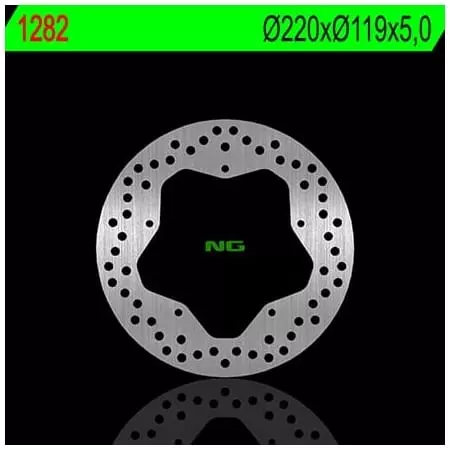 Disque de Frein Arrière NG 1282 Rond Fixe BMW S1000R/RR - Freinage NG BRAKE