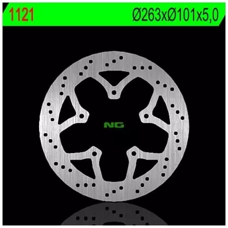 Disque de Frein Avant NG 1121 Rond Fixe - Freinage NG BRAKE