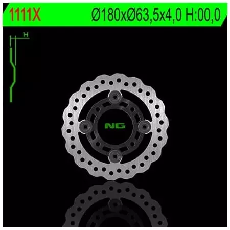 Disque de Frein Avant NG 1111X Pétale Fixe - Freinage NG BRAKE