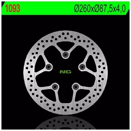 Disque de Frein Avant NG 1093 Rond Fixe Kymco - Freinage NG BRAKE