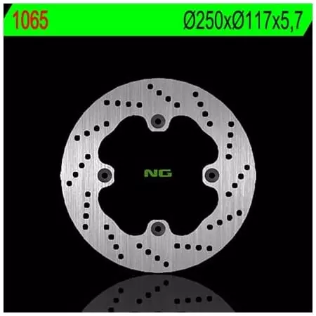 Disque de Frein Arrière Droit NG 1065 Rond Fixe Suzuki AN650 Burgman - Freinage NG BRAKE