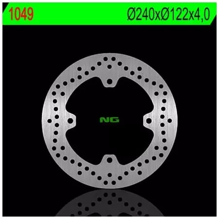 Disque de Frein Arrière Droit NG 1049 Rond Fixe Suzuki - Freinage NG BRAKE
