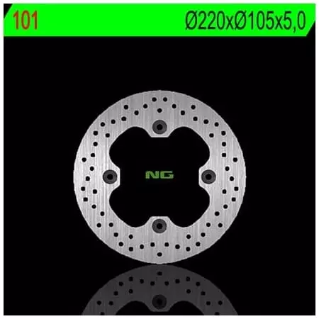 Disque de Frein Arrière NG 101 Rond Fixe - Freinage NG BRAKE