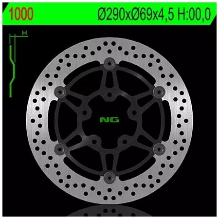 Disque de Frein Avant NG 1000 Rond Fixe Suzuki - Freinage NG BRAKE