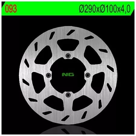 Disque de Frein Avant Gauche NG 093 Rond Fixe Kawasaki KLX650