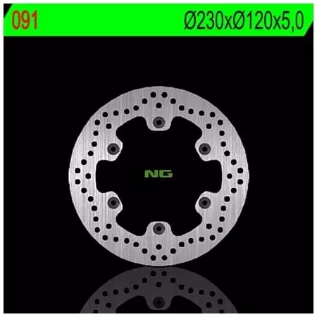 Disque de Frein Arrière Droit NG 091 Rond Fixe Kawasaki - Freinage NG BRAKE
