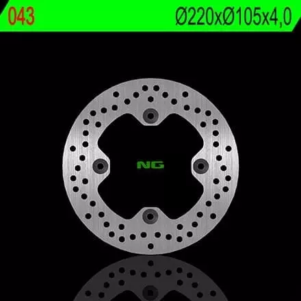 Disque de Frein Arrière NG 043 Rond Fixe