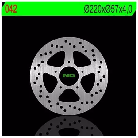 Disque de Frein Arrière Droit NG 042 Rond Fixe