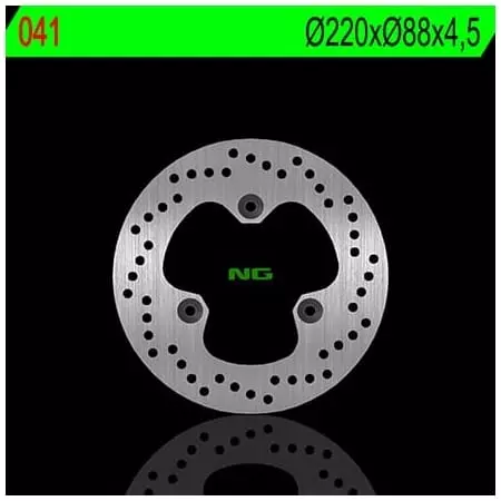 Disque de Frein Arrière Droit NG 041 Rond Fixe Honda - Freinage NG BRAKE