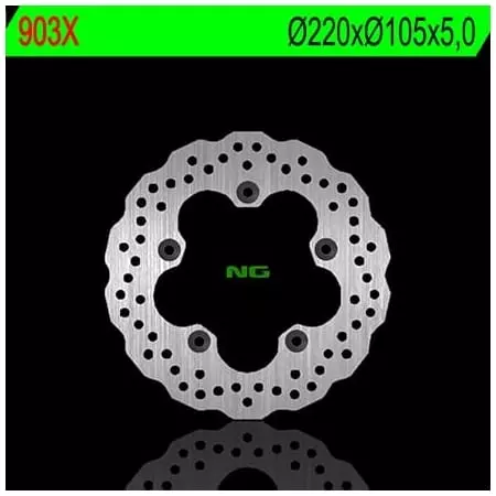 Disque de Frein Arrière NG 903X Pétales Fixe Yamaha - Freinage NG BRAKE