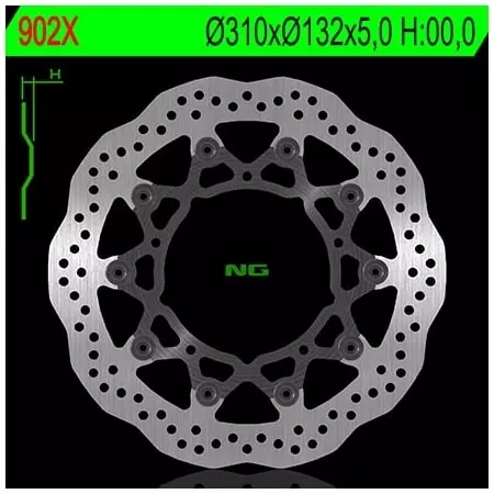 Disque de Frein Avant NG 902X Pétale Flottant Yamaha - Freinage NG BRAKE