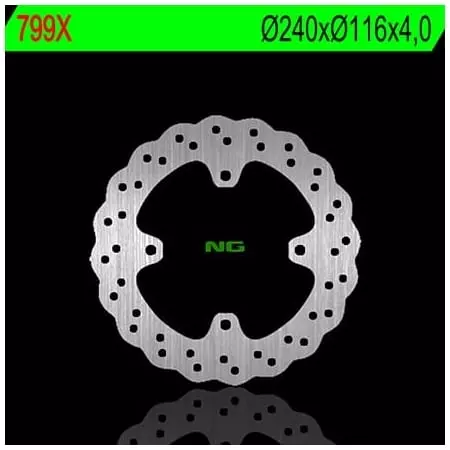 Disque de Frein Arrière Droit NG 799X Pétale Fixe - Freinage NG BRAKE