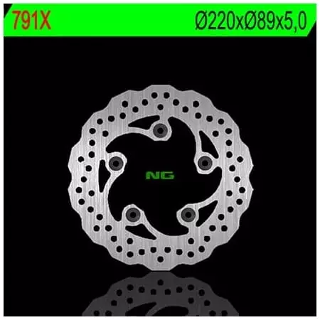 Disque de Frein Arrière NG 791X Pétales Fixe - Freinage NG BRAKE