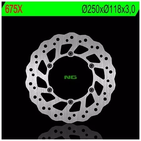 Disque de Frein Avant Gauche NG 675X Pétale Fixe - Freinage NG BRAKE