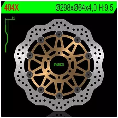 Disque de Frein Avant NG 404X Pétale Flottant - Freinage NG BRAKE