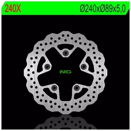 Disque de Frein Arrière NG 240X Pétales Fixe - Freinage NG BRAKE