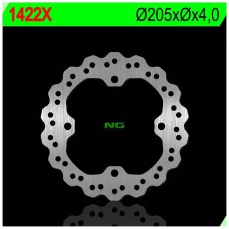 Disque de Frein Avant NG 1422X Pétale Fixe Polaris - Freinage NG BRAKE