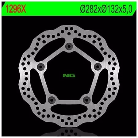 Disque de Frein Arrière NG 1296X Pétale Fixe Yamaha T-Max 530 - Freinage NG BRAKE