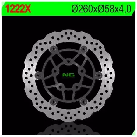 Disque de Frein Flottant wave Avant NG Kymco Downtown 125 - Freinage NG BRAKE