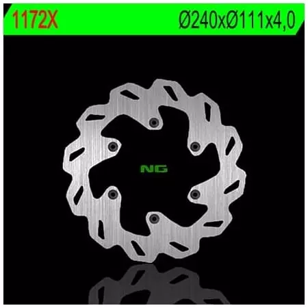 Disque de Frein Arrière NG 1172X Pétales Fixe KTM - Freinage NG BRAKE
