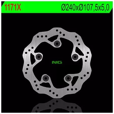 Disque de Frein Arrière NG 1171X Pétales Fixe KTM - Freinage NG BRAKE