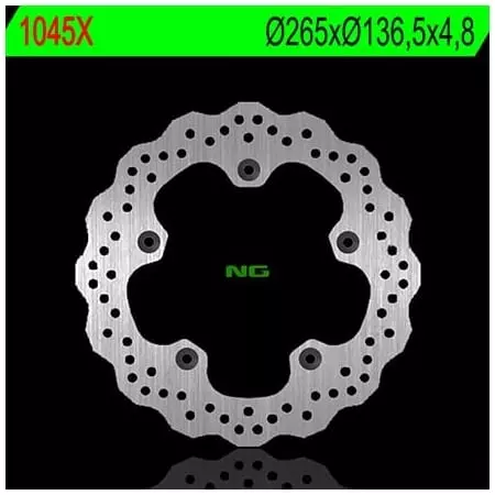 Disque de Frein Arrière NG 1045X Pétales Fixe BMW - Freinage NG BRAKE