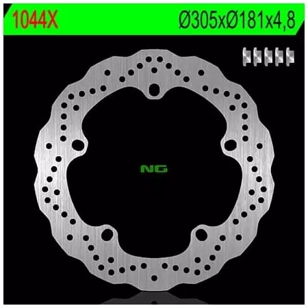 Disque de Frein Avant NG 1044X Pétale Fixe BMW - Freinage NG BRAKE