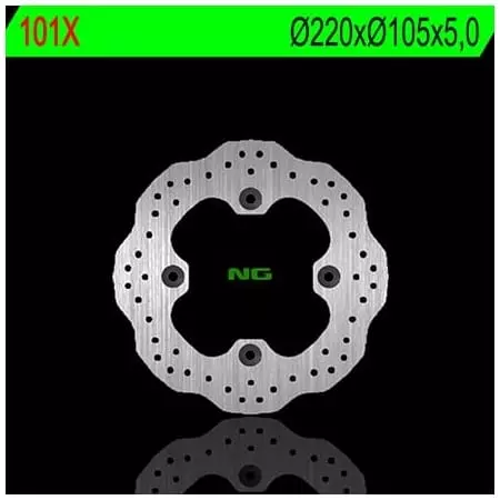 Disque de Frein Arrière NG 101X Pétales Fixe - Freinage NG BRAKE