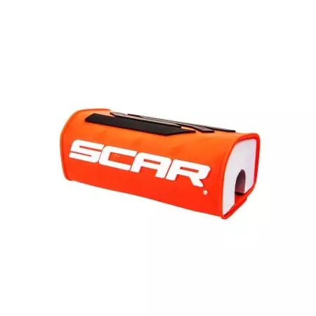 Mousse De Guidon Scar 3D Design Orange Pour Guidon Sans Barre Diamètre 28.6 mm