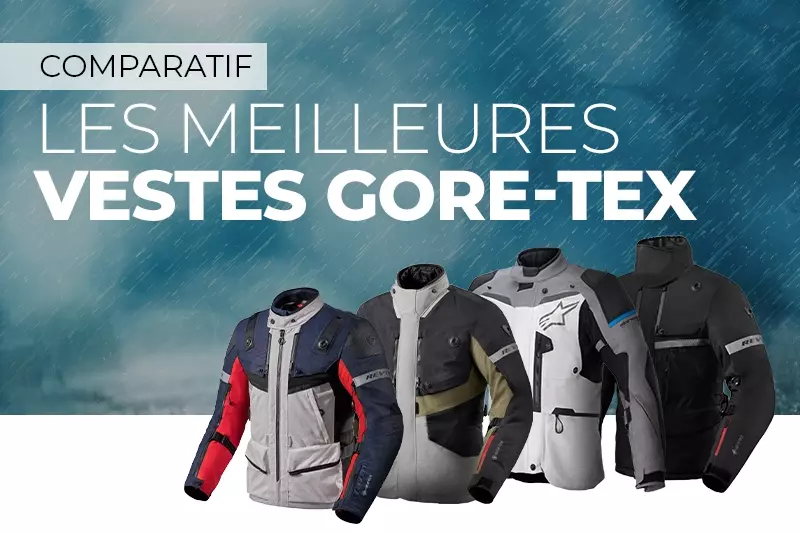 Les meilleures vestes moto Gore-Tex