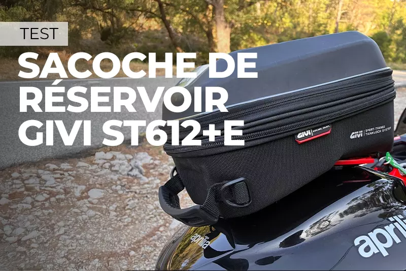 Test de la sacoche de réservoir Givi ST612+ après un an d’utilisation