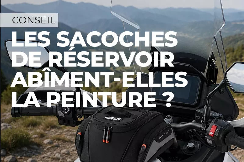 Les sacoches de réservoir abîment-elles la peinture ?