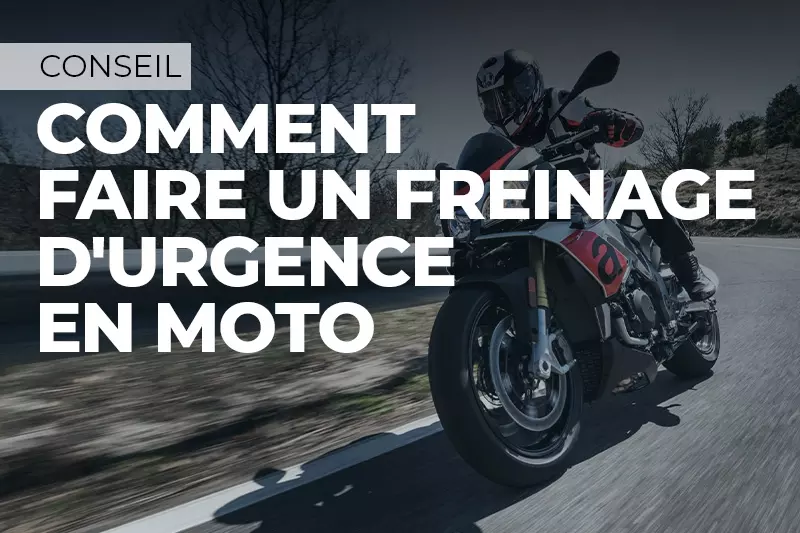 Comment réussir un freinage d’urgence en moto ?