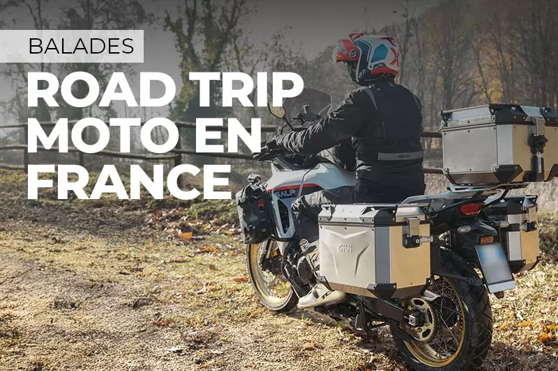 Road trip moto en France