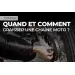 Quand et comment graisser une chaîne moto ?