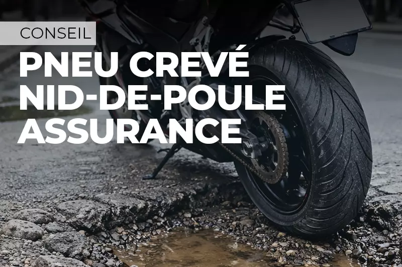 Pneu crevé à cause d’un nid-de-poule : que faire et êtes-vous couvert ?