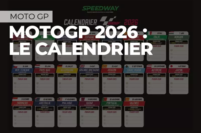 Calendrier MotoGP 2026