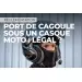 Est-ce légal de porter une cagoule sous un casque moto ?