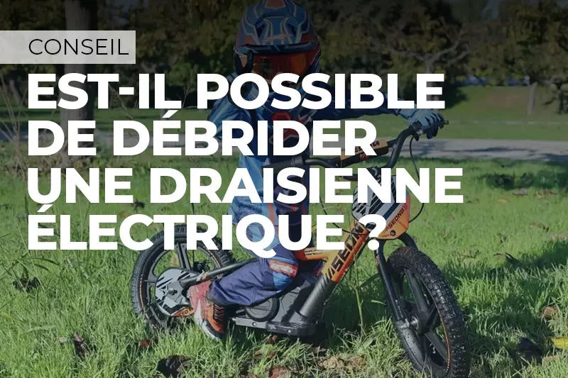 Est-il possible de débrider une draisienne électrique ?