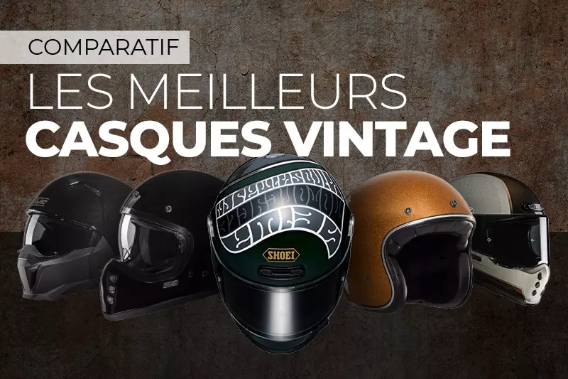 Les meilleurs casques moto vintage
