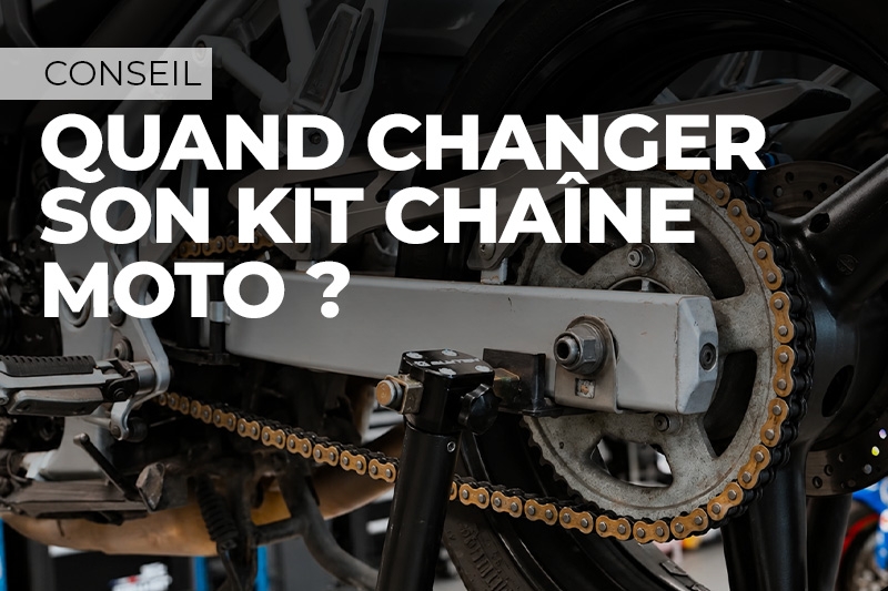 Quand faut-il changer son kit chaîne moto ?