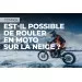 Est-il possible de rouler à moto sur la neige ? Conseils et Sécurité