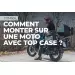 Comment monter sur une moto avec un top case ?